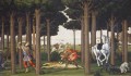 Nastagio deuxième Sandro Botticelli